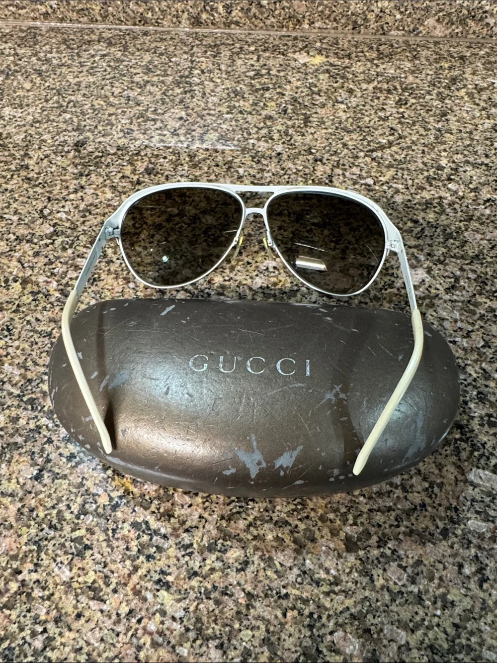 Gucci Aviator Gradient Sunglasses GG4233/S 6J7JD 62 12 125